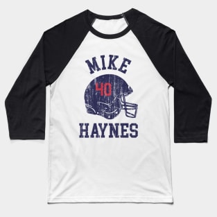 Mike Haynes New England Helmet Font Baseball T-Shirt